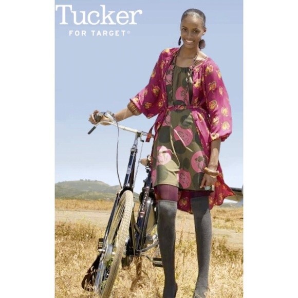 TUCKER X TARGET XS Floral Dress Purple Pink Collaboration RARE LIMITED EDITION - Picture 6 of 15